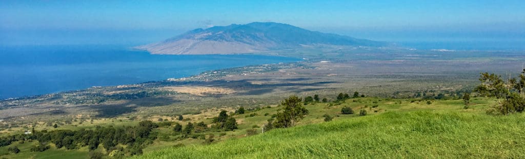 upcountry maui: panoramic view from upcountry