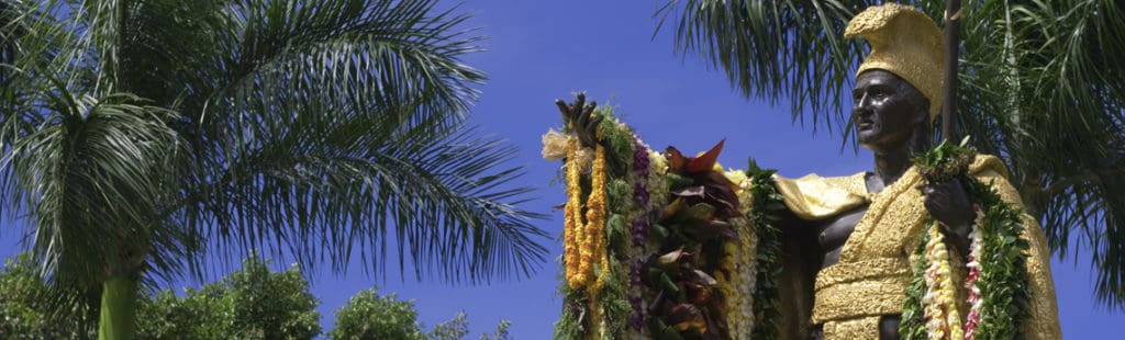 Hawaiian culture: Statue of King Kamehameha I