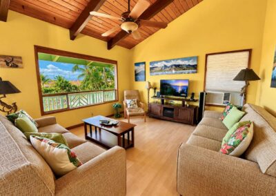 Dreams Come True On Maui Living Area