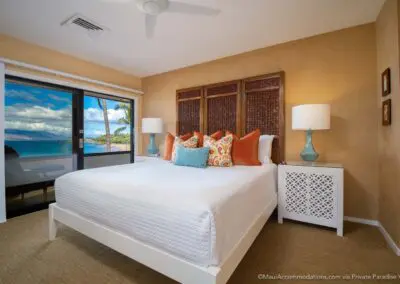 Sunny Surf E301 at Makena Surf Bedroom