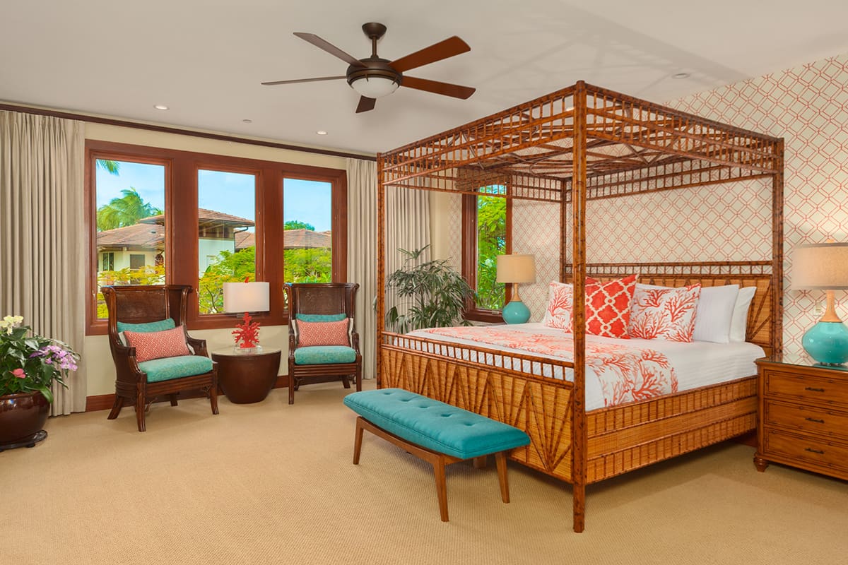 Wailea Beach Villas Castaway Cove. master bedroom 1