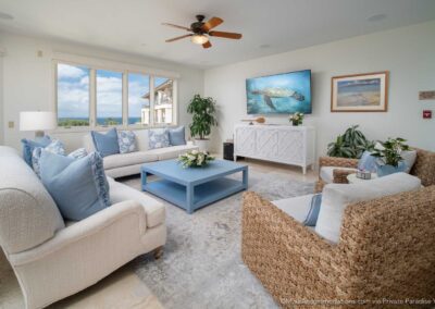 Wailea Beach Villas Grand Seascape K407 Living Room