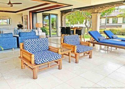 Wailea Beach Villas Serenity House Pool Villa D102 lanai