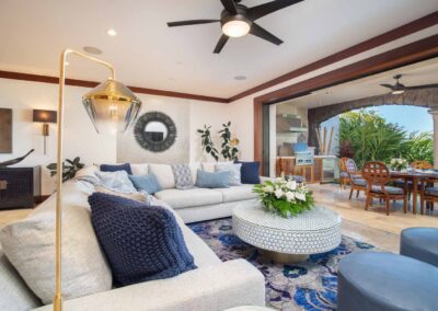 Wailea Beach Villas Solara Luxe Pool Villa D101 Living Room