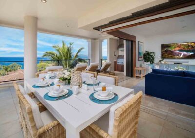 Blue Ocean Suite H401 at Wailea Beach Villas lanai table
