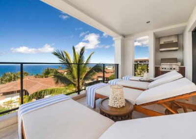 Blue Ocean Suite H401 at Wailea Beach Villas lanai