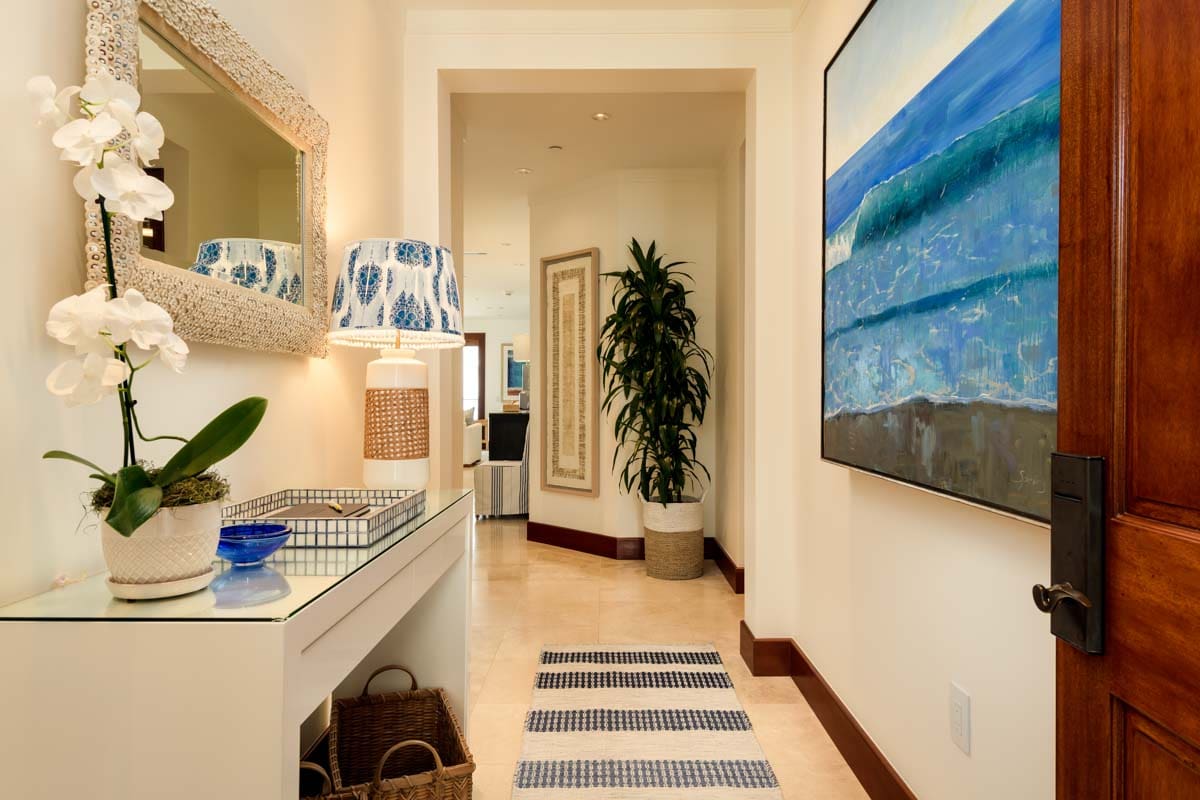 Wailea Beach Villas Blue Ocean Suite H401 entryway
