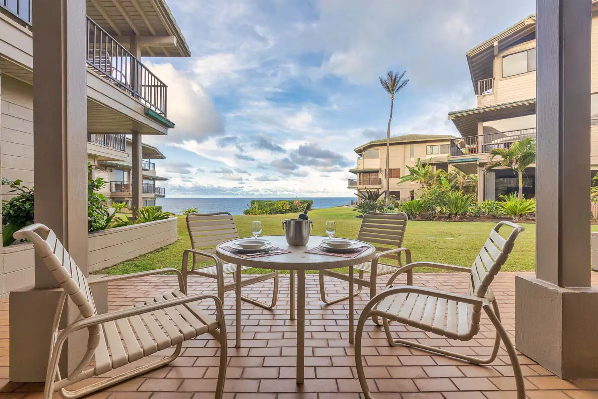 Kapalua Bay Villas 29-G4 Lanai view