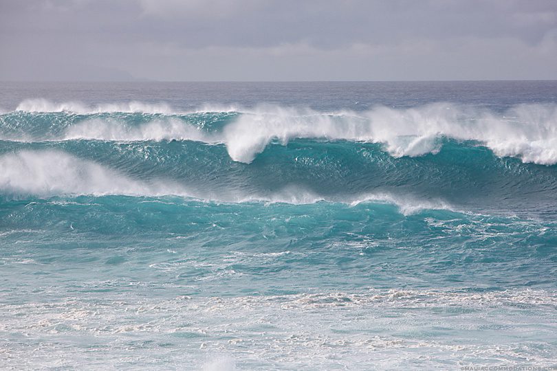 Large waves at Hookipa, North Shore Maui