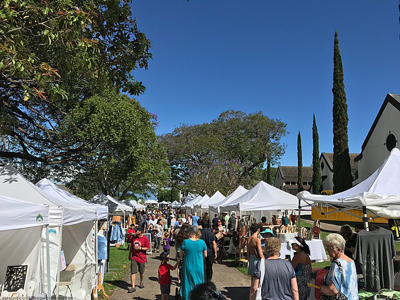 Craft Fair in Makawao, Maui Hawaii