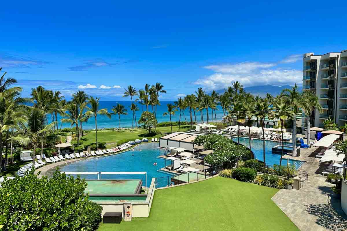 The Beach Suite 803 at Andaz Maui Wailea Resort grounds
