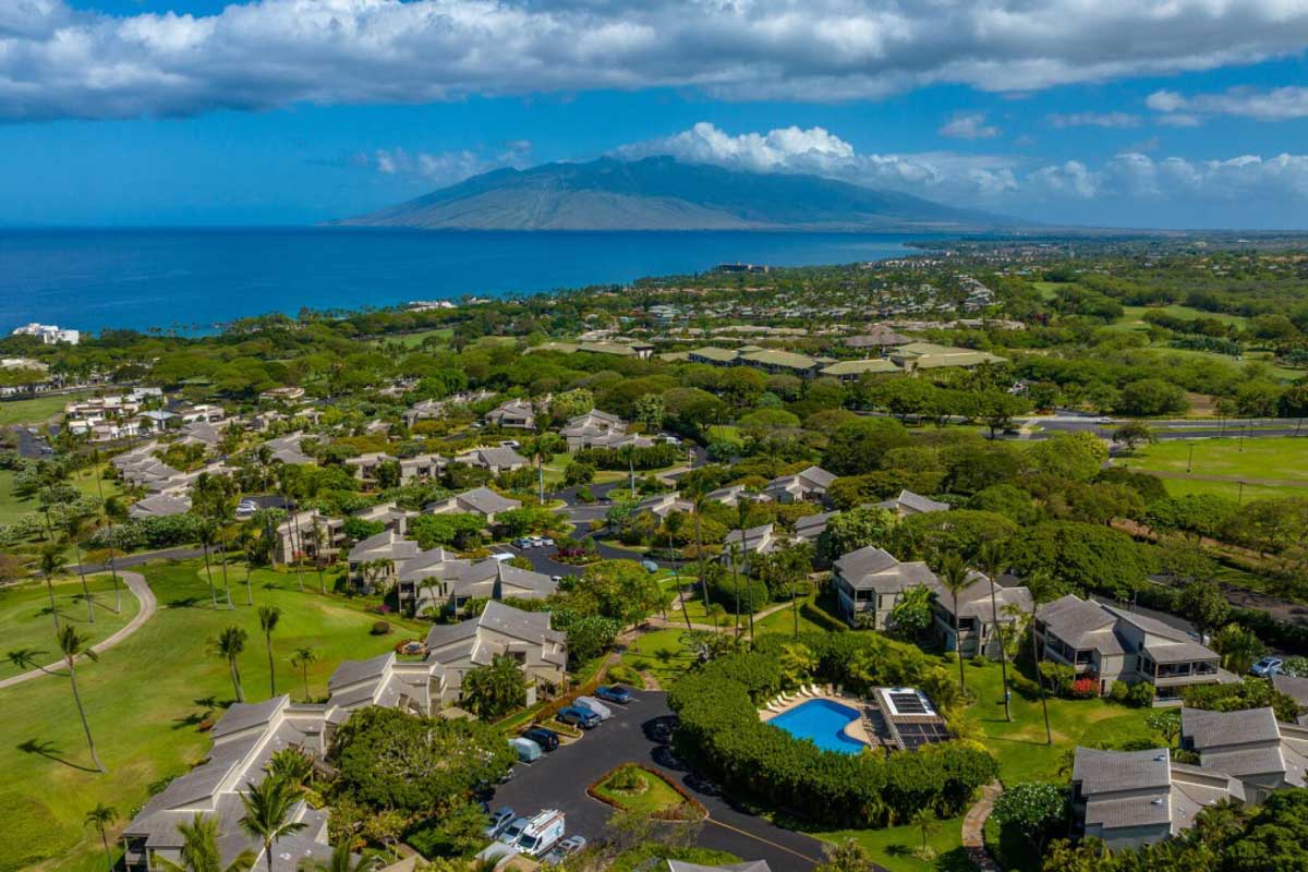 Wailea Ekolu Village 1305 aerial
