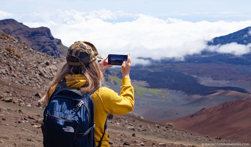 Taking Photo of Haleakala 850x500