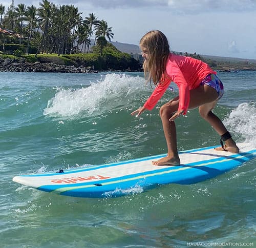 Kihei surfing