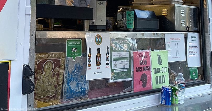 Maui Food Trucks Guide Pass Placard