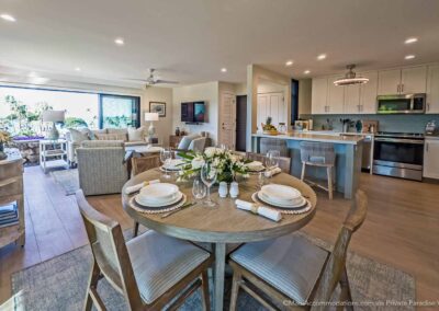 Surf Song 203 at Wailea Elua Beach Resort Dining Room into Living Room