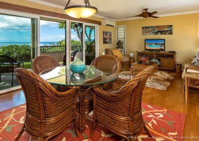 Wailea Ekolu 503 Living Room and View