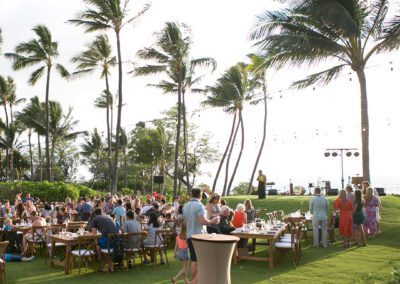 Andaz Luau Maui Crowd