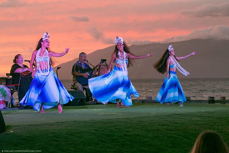 Andaz Luau Blue Dresses Sunset
