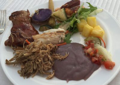 Grand Wailea Luau Dinner Plate