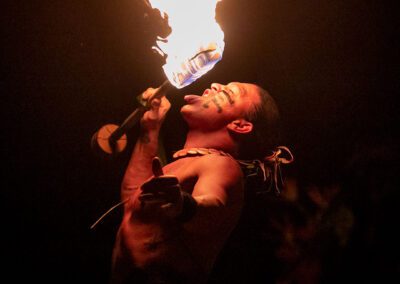 Grand Wailea Luau Eating Fire