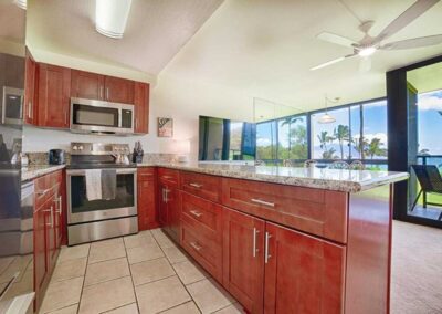Kihei Surfside 212 Kitchen 2