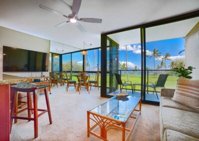 Kihei Surfside 212 Living room