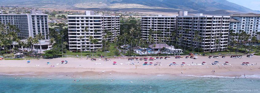 Kaanapali Alii Maui Aerial View