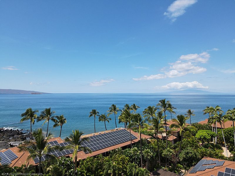 Maui Beach Condos Aerial View