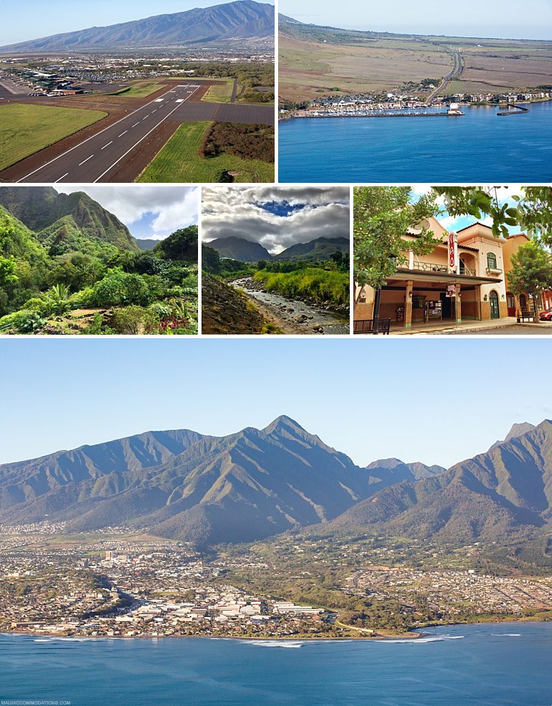 Maui's Cities And Regions Central