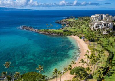 Maui Haven 5201 Montage Kapalua Bay drone Kapalua Bay