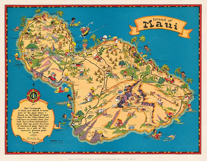 South Maui vs West Maui Map