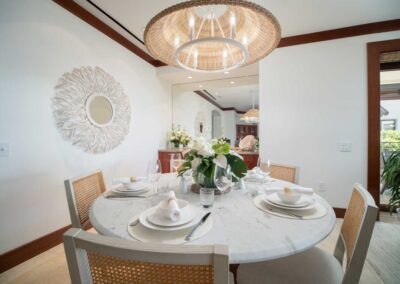 The Palm Coast F202 Wailea Beach Villas Dining