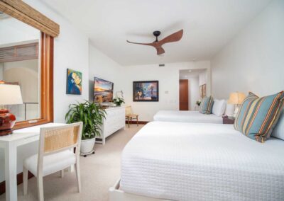 The Palm Coast F202 Wailea Beach Villas Bedroom with Queen Beds