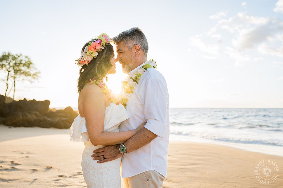 Maui Elopement Photography Locations Sunset Couple